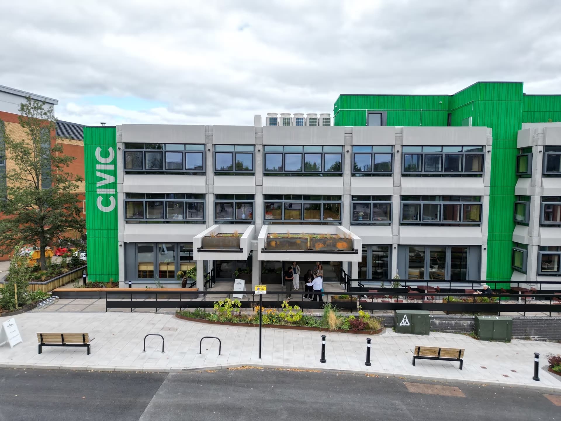 Civic building modern exterior