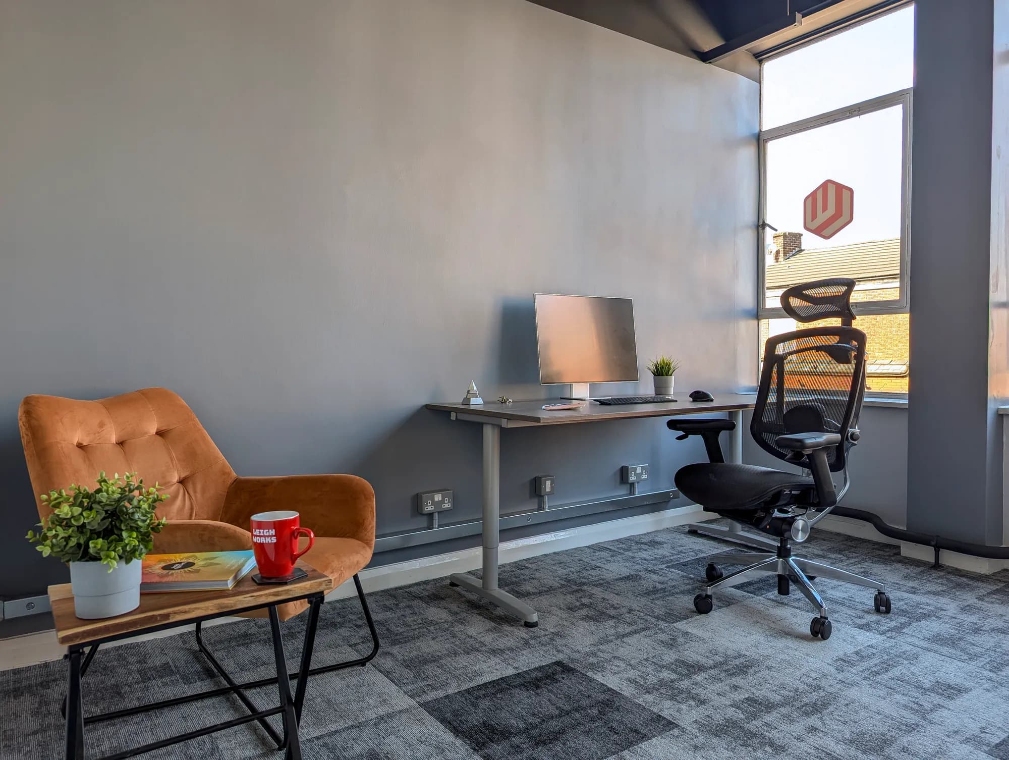 Leigh Works open coworking area with natural light