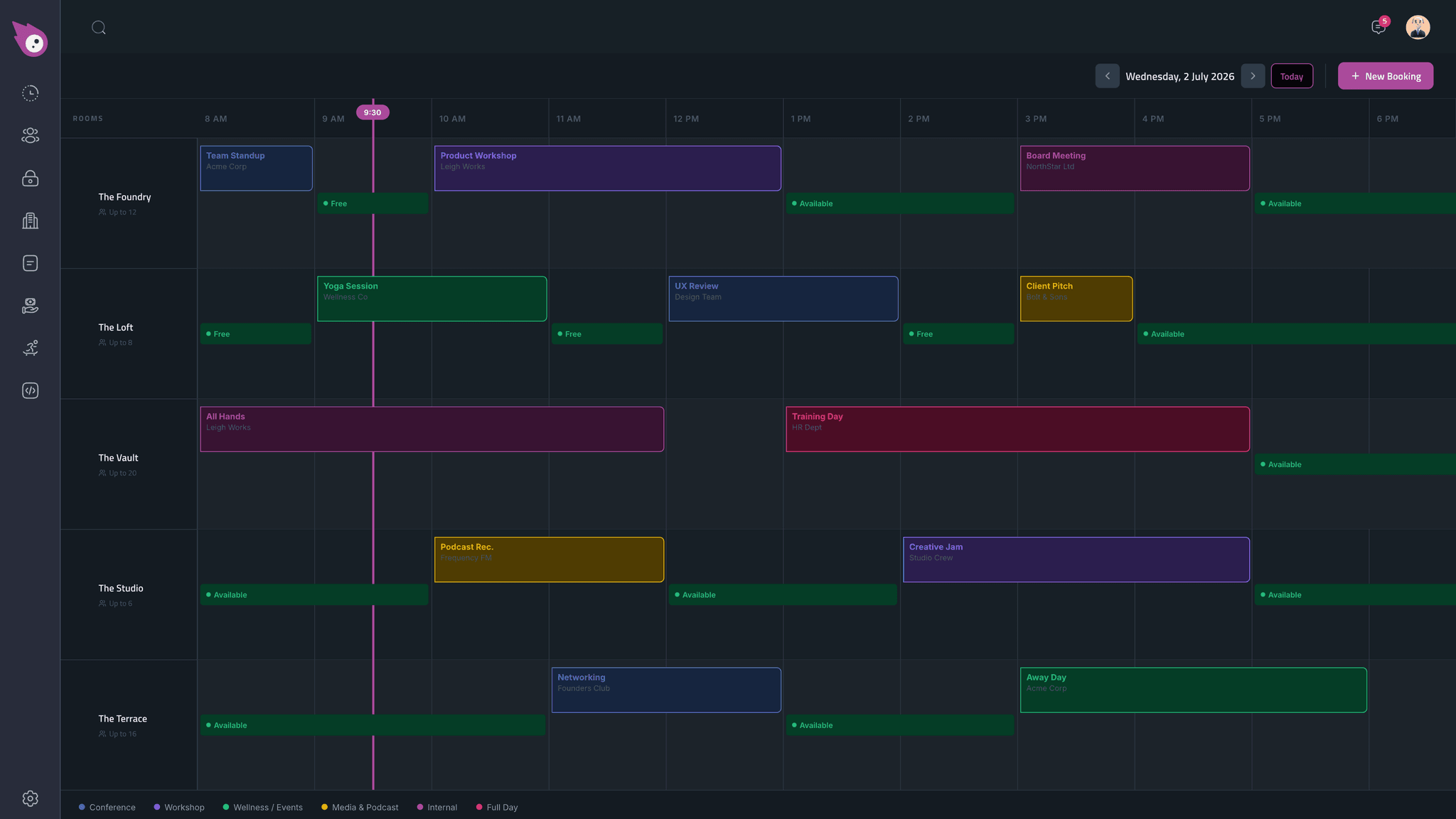 SPACE MANAGEMENT detail screenshot